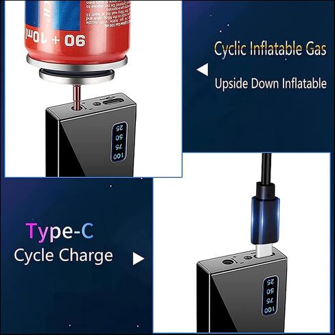 Torch Lighter, Dual Arc Lighter and Jet Flame Torch Lighter 2 in 1，USB Rechargeable Electric Lighter with Battery Indicator, Refillable Butane Windproof Plasma Infinity Lighter(Without Butane)-Dragon in Saudi Arabia