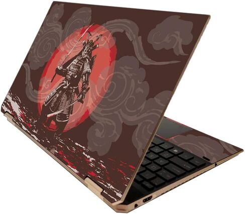 MightySkins Skin for HP Spectre x360 15" (2020) - Samurai Battle | Protective, Durable, and Unique Vinyl Decal wrap Cover | Easy to Apply, Remove, and Change Styles | Made in The USA in Saudi Arabia