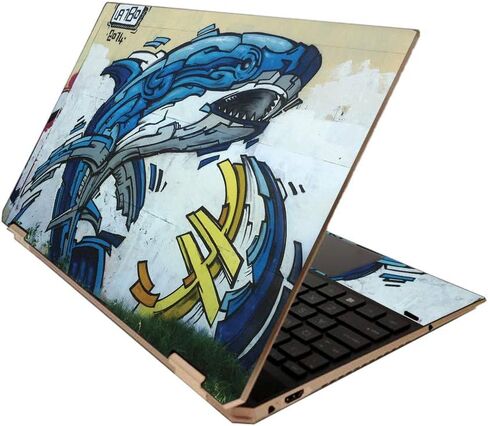 MightySkins Skin for HP Spectre x360 15" (2020) - Samurai Battle | Protective, Durable, and Unique Vinyl Decal wrap Cover | Easy to Apply, Remove, and Change Styles | Made in The USA in Saudi Arabia