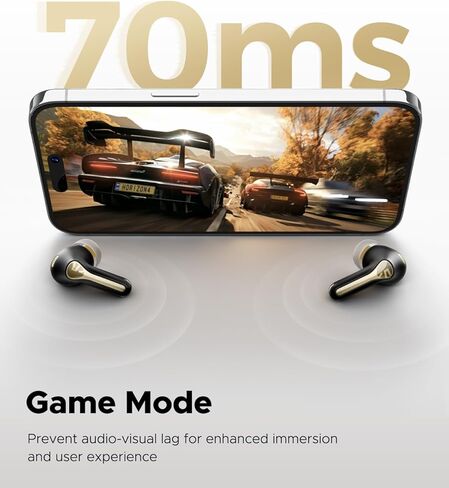 سماعات أذن لاسلكية SoundPEATS Capsule3 Pro+، سماعات بلوتوث متكيفة بخاصية إلغاء الضوضاء، صوت ستيريو هاي فاي عالي الدقة مع مكبر صوت xMEMS، سماعات أذن ANC لاسلكية حقيقية مع LDAC، 6 ميكروفونات وقت تشغيل 43 ساعة in Kuwait