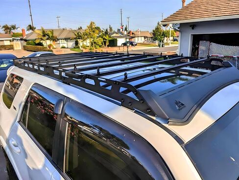 Black Roof Rack Cargo Storage Compatible with 2010-2023 4Runner (Medium Size) in Kuwait