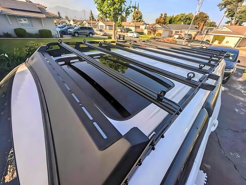 Black Roof Rack Cargo Storage Compatible with 2010-2023 4Runner (Medium Size) in Kuwait