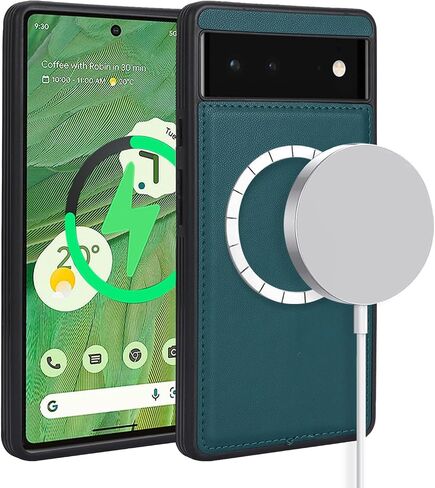 for Google Pixel 7 case with Credit Card Holder, fits Pixel 7 Leather Case Wallet for Women Compatible Wallet Detachable 2-in-1 for Men-Pink in Saudi Arabia