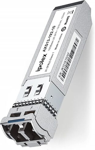 جهاز الإرسال والاستقبال النحاسي ipolex 10G SFP+ RJ45، وحدة 10GBase-T RJ-45 SFP+، متوافق مع Netgear AXM765 (CAT6a/CAT7، 30 مترًا) in Saudi Arabia