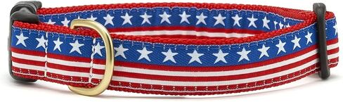 طوق Up Country Stars and Stripes للكلاب، مقاس كبير (15 إلى 21 بوصة) وعرض 1 بوصة in Kuwait