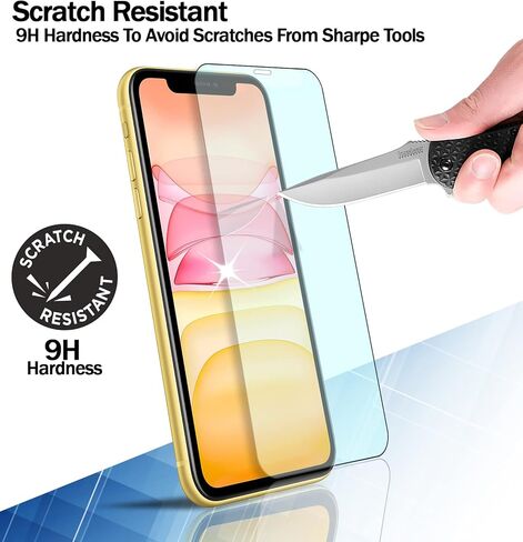 واقي شاشة RKINC [4 عبوات] لهاتف iPhone 11 Pro/iPhone XS/iPhone X 5.8 بوصة، واقي شاشة من الزجاج المقسى، 0.33 مم [ضمان مدى الحياة] [مضاد للخدش] [مضاد للكسر] [خالٍ من الفقاعات] in Kuwait