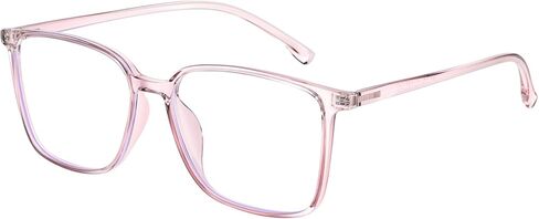 نظارات دولجر الزرقاء لحجب الضوء للنساء والرجال، نظارات مربعة من Nerd إطار نظارات كمبيوتر خفيفة الوزن in Kuwait