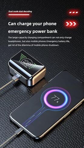 PROCESOR Wireless in-Ear Earphones - Bluetooth 5.2 Earbuds with UFO Design - HD Noise Reduction - Best HiFi Sound Quality - Long Battery Life - IPX6 Waterproof in Saudi Arabia