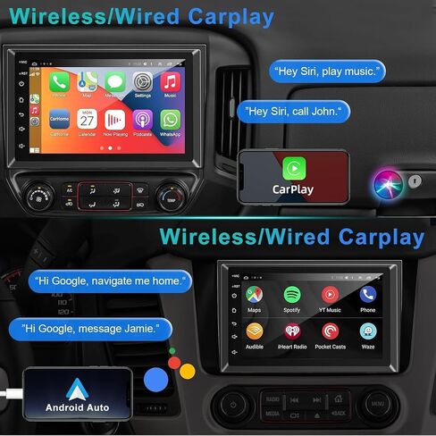 4G+64G Android 12 Car Stereo Radio for Chevy Silverado GMC Sierra Buick Enclave 2007-2012, 8" IPS Touch Screen Car Radio Build-in GPS Wireless CarPlay/Wired Android Auto, Backup Camera/DSP/SWC in Saudi Arabia