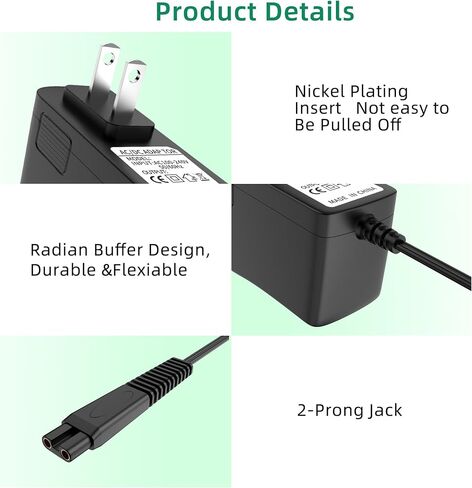 9V Charger for Homitt Electric Spin Scrubber Compatible with Homitt HM115C HM115CW HM115CD HM115CG HM204C Power Scrubber Adapter Power Cord in Saudi Arabia