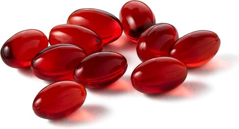 MegaRed #1 Doctor Recommended Krill Oil Brand - 1000mg Omega 3 Supplement with EPA, DHA, Astaxanthin & Phospholipids, Supports Heart, Brain, Joint and Eye Health, No Fish Oil Aftertaste - 60 Softgels in Kuwait