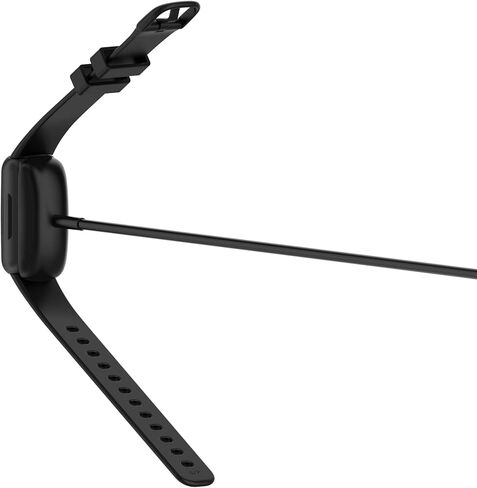 شاحن USB FitTurn متوافق مع جهاز تعقب الأنشطة Fitbit Ace 3 للأطفال بطول 3.3 قدم/100 سم بديل لشاحن USB ومشبك كابل قاعدة مزامنة البيانات لجهاز Ace 3 جهاز تعقب اللياقة البدنية 6+ 2 حزمة باللون الأسود in Saudi Arabia