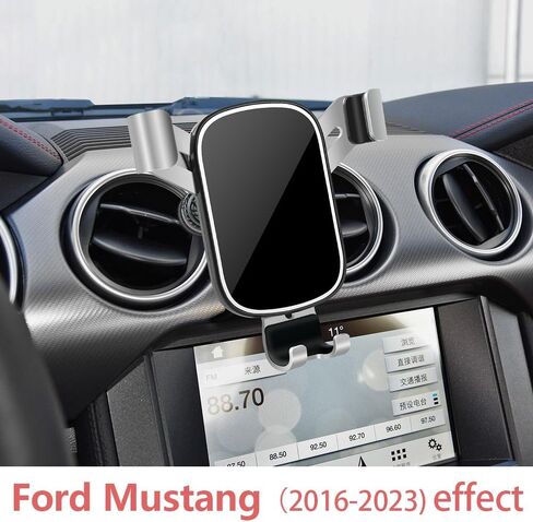 Car Phone Holder for Ford Mustang 2015 2016 2017 2018 2019 2020 2021 2022 2023 & Coupe Convertible Mach 1 GT Bullitt EcoBoost Auto Accessories Cell Phones Mount Cellphone Mobile Cradle Bracket in Saudi Arabia