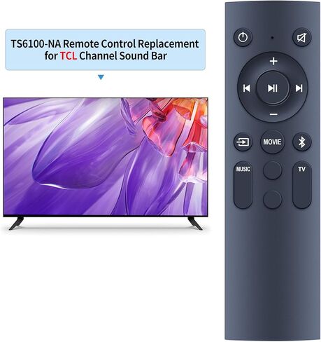 New Remote Control Replacement fit for TCL Alto 6 2.0 Channel Alto 6+ 2.1 Channel Alto 3 2.0 Channel Home Theater Sound Bar TS6110 TS6110-NA TS3100 TS3100-NA TS6100 TS6100-NA in Kuwait