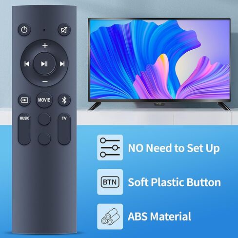 New Remote Control Replacement fit for TCL Alto 6 2.0 Channel Alto 6+ 2.1 Channel Alto 3 2.0 Channel Home Theater Sound Bar TS6110 TS6110-NA TS3100 TS3100-NA TS6100 TS6100-NA in Kuwait