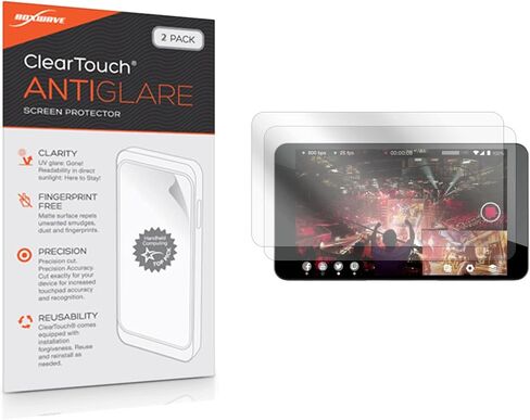 واقي شاشة BoxWave متوافق مع Yolo LIV YoloBox (واقي شاشة ClearTouch Crystal (عبوتان)، غلاف فيلم عالي الدقة - دروع من الخدوش لـ Yolo LIV YoloBox in Saudi Arabia