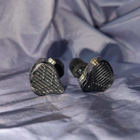 KZ x HBB PR2 in Ear Monitor Earphones 13.2mm Planar Magnetic Driver HiFi Wired Headphone Noise Cancelling IEM Earbuds with Detachable 2 Pin Silver-Plated Cable for Audiophile (Without Mic) in Kuwait