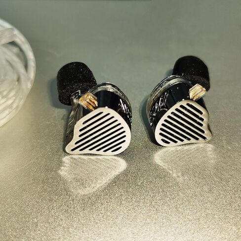 KZ x HBB PR2 in Ear Monitor Earphones 13.2mm Planar Magnetic Driver HiFi Wired Headphone Noise Cancelling IEM Earbuds with Detachable 2 Pin Silver-Plated Cable for Audiophile (Without Mic) in Kuwait