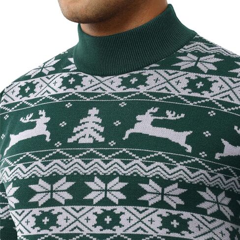Babioboa Men's Mock Turtleneck Sweater Slim Fit Half Turtleneck Long Sleeve Knit Pullover Thermal Casual Solid Knitwear in Saudi Arabia