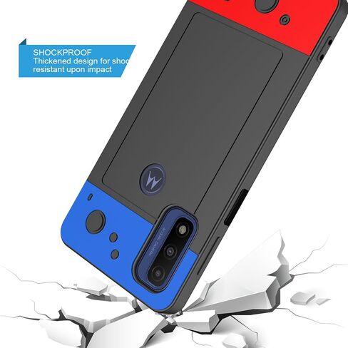 For Motorola Moto G-Stylus-5G 2024 Phone Case,Moto G Stylus 5G 2024 Case,3D Cartoon Cute Kawaii Fun Cool Funny Video Game Design Phone Case,Full Body Protection Cover For man women teen Blue Red Black in Kuwait
