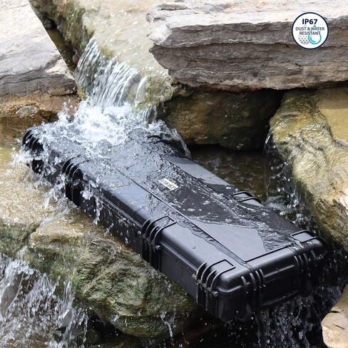 Rifle Case, Mil-Spec, 3 Layer Pick and Pluck Cube Foam 43~54.3 in,4~6 latches,IP67 in Saudi Arabia