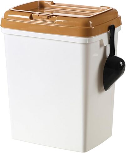 2 Pack 15KG/33LB Pet Food Storage Container Dog/Cat Food Storage Container with Scoop and Lid 15kg/33LB capacity in Saudi Arabia