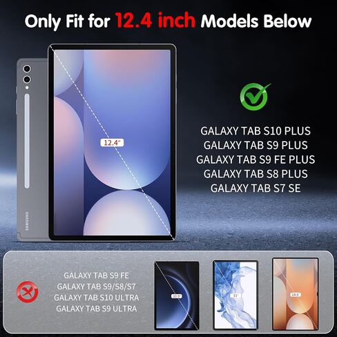 LEEBOSS Screen Protector for Samsung Galaxy Tab S6 Lite 10.4 inch 2024/2022/2020 with 9H Tempered Glass Film, HD Clear [2-Pack] in Saudi Arabia
