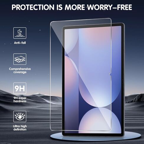 LEEBOSS Screen Protector for Samsung Galaxy Tab S6 Lite 10.4 inch 2024/2022/2020 with 9H Tempered Glass Film, HD Clear [2-Pack] in Saudi Arabia