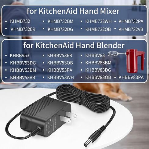 شاحن كيتشن ايد KHMB732 KHBBV53 KHBBV83 سلسلة خلاط سلك الطاقة متوافق مع كيتشن ايد اللاسلكي 7 سرعات خلاط KHMB732BM KHBBV53BM KHBBV53VB KHBBV53ER KHBBV83BM محول إمداد الطاقة in Kuwait