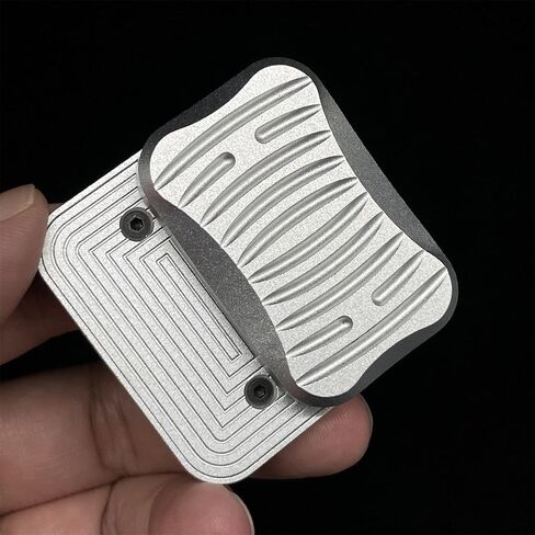 Unrestricted Push 3 Click Haptic Slider EDC Fidget Clicker Metal Fidget Toys ADHD Tool Anti-Anxiety Office Desk Toys Adult Stress Relief Toys (X Alloy Haptic Slider) in Saudi Arabia