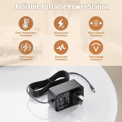 شاحن مدلك الرقبة 12 فولت لـ Papillon BD1421، Nekteck LMS-801، Mirakel، Boriwat R7، RESTECK BD1041، MoCuishle، Shiatsu SL-632، جهاز تدليك الرقبة InvoSpa استبدال شاحن محول الطاقة AC in Kuwait