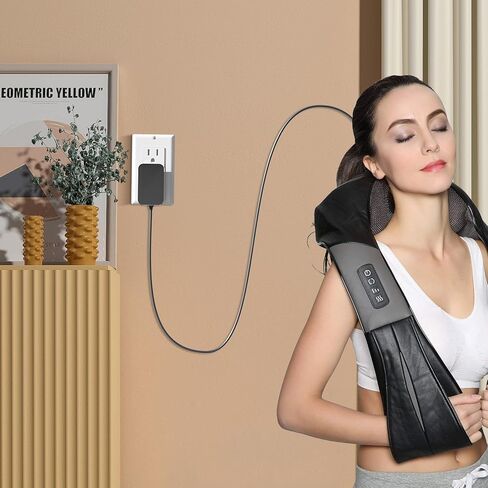 شاحن مدلك الرقبة 12 فولت لـ Papillon BD1421، Nekteck LMS-801، Mirakel، Boriwat R7، RESTECK BD1041، MoCuishle، Shiatsu SL-632، جهاز تدليك الرقبة InvoSpa استبدال شاحن محول الطاقة AC in Kuwait