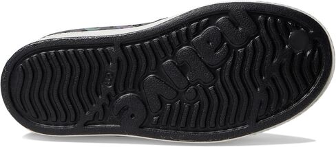 Native Shoes Jefferson Sugarlite Print (Little Kid) Sneaker, Gravity Grey/Gravity Grey/Shell White Wiggle, 1 US Unisex in Saudi Arabia