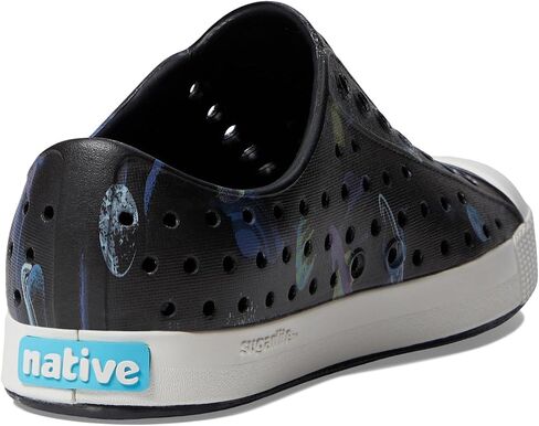 Native Shoes Jefferson Sugarlite Print (Little Kid) Sneaker, Gravity Grey/Gravity Grey/Shell White Wiggle, 1 US Unisex in Saudi Arabia
