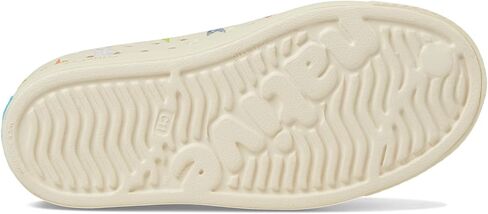 Native Shoes Jefferson Sugarlite Print (Little Kid) Sneaker, Gravity Grey/Gravity Grey/Shell White Wiggle, 1 US Unisex in Saudi Arabia