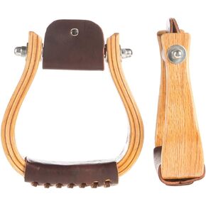 2 inch Wooden Stirrup Oakwood 2INCH