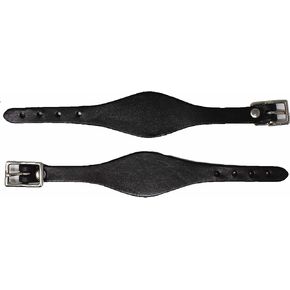 Horse Western Saddle Fender Replacement Contoured Hobble Strap Black 52HS02BK