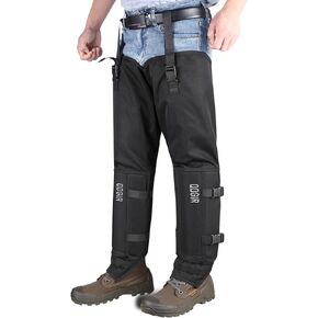 LUCKY CLOVER Total Protection Snake Chaps: Waterproof Snake Proof Chaps, Durable Briar-Proof Hunting Chaps