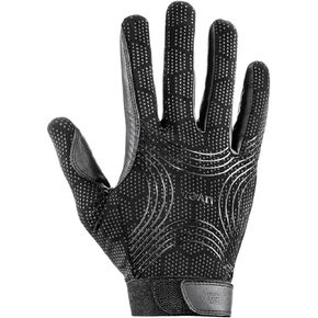 uvex ceravent Horse Riding Gloves, Extremely Durable, Breathable & Touchscreen Capable Equestrian Gloves with Premium Grip for Women & Men, Black in Kuwait