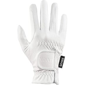 Uvex Sportstyle Horse Riding Gloves for Women & Men, White, 5 - Breathable, Washable & with Touchscreen Capability