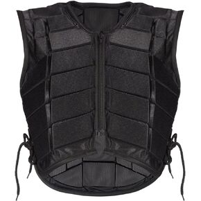 Frdhee Horse Riding Safety Equestrian Vest, Equestrian Protective Vest EVA Padded Horse Riding Protective Gear Waistcoat Equine Equestrian Equipment Supplies for Children Kids