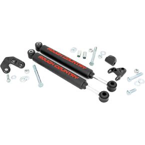 Rough Country Dual Steering Stabilizer for 97-06 Jeep TJ/XJ/MJ - 87308