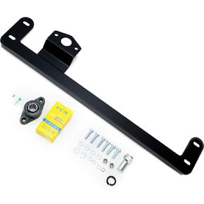 KUAFU Steering Gear Box Stabilizer Bar Brace Kit Compatible With 2003 2004 2005 2006 2007 2008 Dodge Ram 2500 3500 4WD 4X4