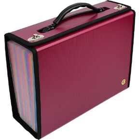 CNK Accordion File Folders with 36 Pockets Organizer for Document Paper Storage Folder Documents Expanding Binder Folio Pocket Receipt Filing Expandable Files Dividers Labels Letter Durable Handle