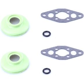 Mallofusa Exhaust Rave Valve Repair Rebuild Kit Replacement for SeaDoo 787 800 Carb Carbureted GSX GTX SPX XP 290260723, 290260728, 420260728, 420260723 (2 Pack)
