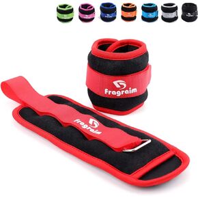 Ankle Weights for Women, Men and Kids - 1/2/3/4/6/8/10/12/15/20 LBS 1 Pair Strength Training Wrist/Leg/Arm Weight with Adjustable Strap for Jogging, Gymnastics, Aerobics, Physical Therapy in Kuwait