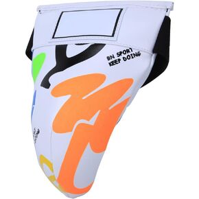 Children Groin Protector, Graffiti Jockstrap Groin Guard Gear for Boxing Sanda Taekwondo Muay Thai Training