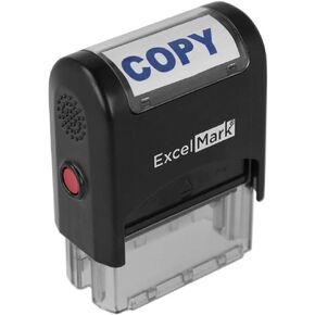 Copy - ExcelMark Self-Inking Rubber Stamp - A1539 Blue Ink