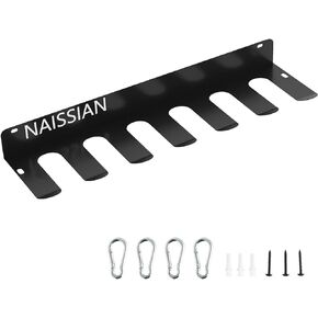 Bat Rack for Wall,Baseball Bat Holder for Storage Hanging Organizer Bat Rack for 10 Bats Baseball&Softball Bat Rack Wall Mount Fence Hanger, Metal Heavy Duty