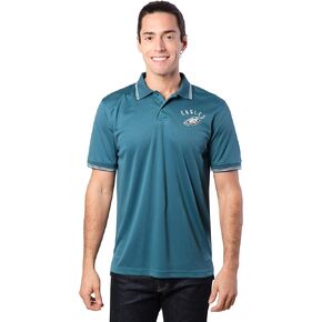Ultra Game NFL Mens Super Soft Quick Dry Jersey Polo Shirt